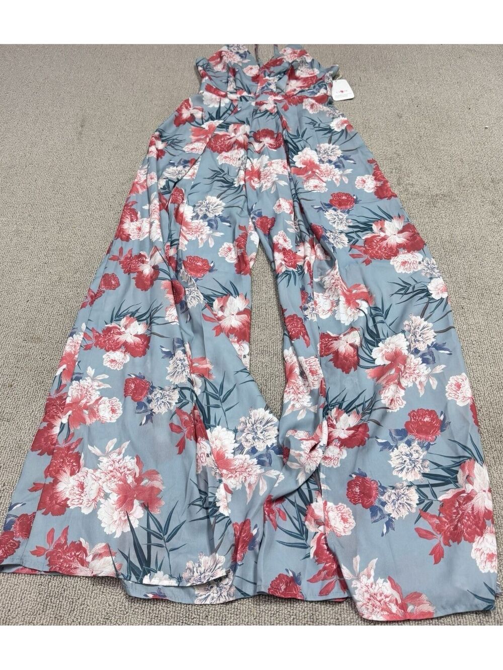 L’atiste Jumpsuit Multicolored Floral Sleeveless Women’s Size Small NWT